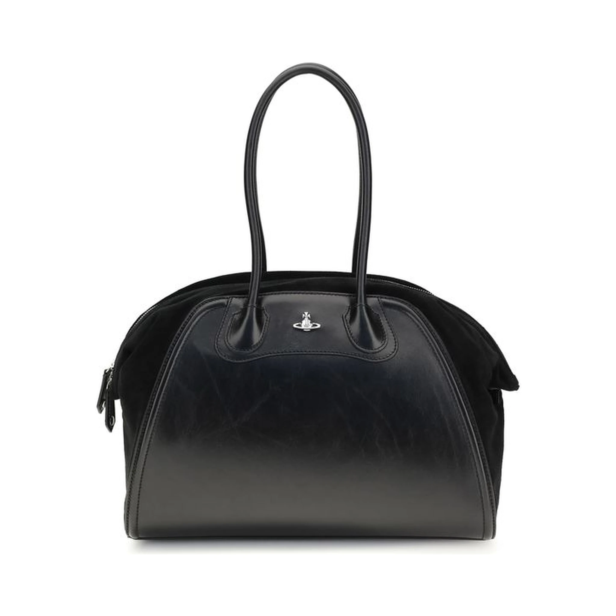 Black Calf Leather Bos Taurus Shoulder Bag