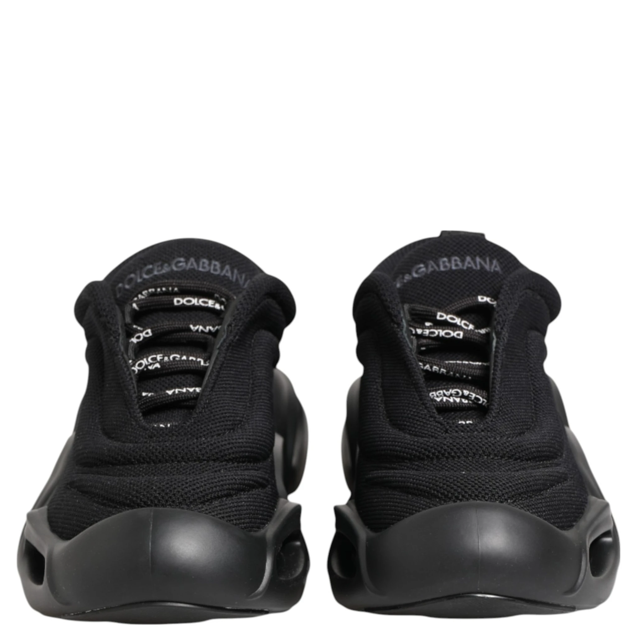 Black Slip On Low Top Wave Sneakers Shoes