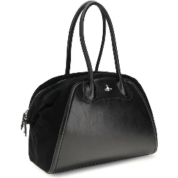 Black Calf Leather Bos Taurus Shoulder Bag