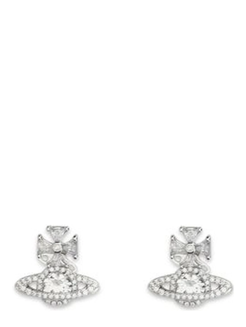 Silver Metal Earrings