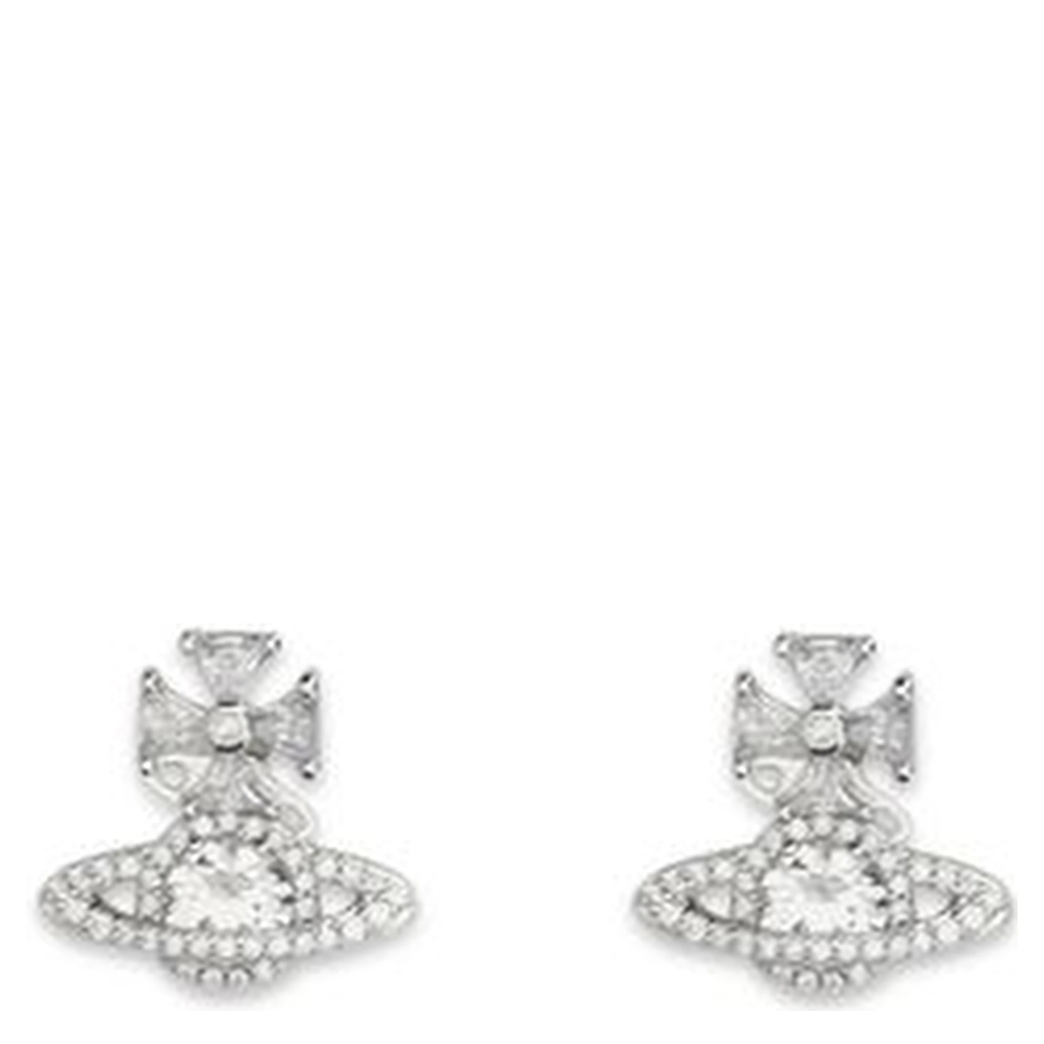 Silver Metal Earrings