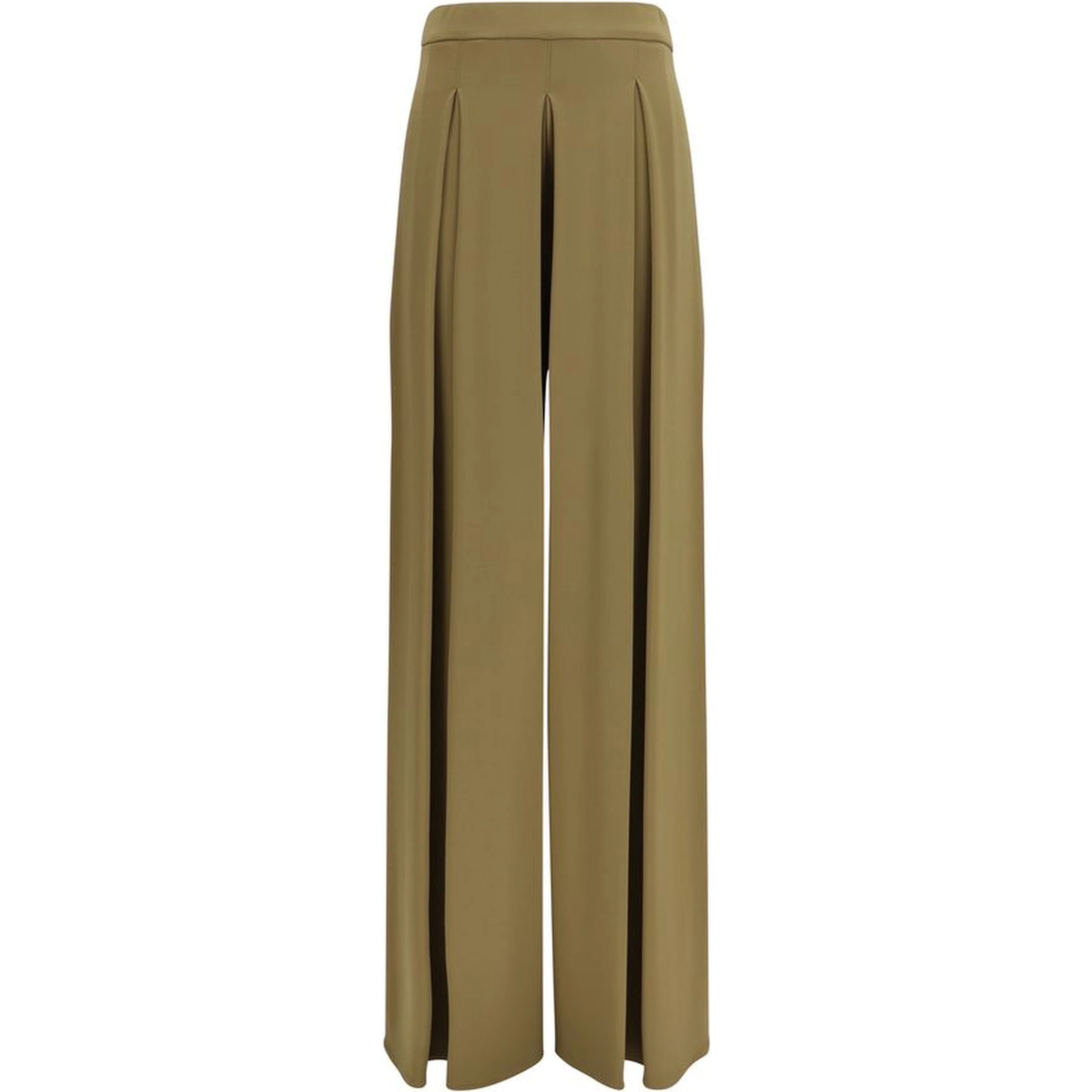 Bicolor Viscose Casual Pants