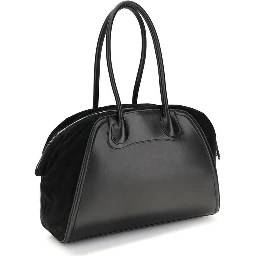 Black Calf Leather Bos Taurus Shoulder Bag