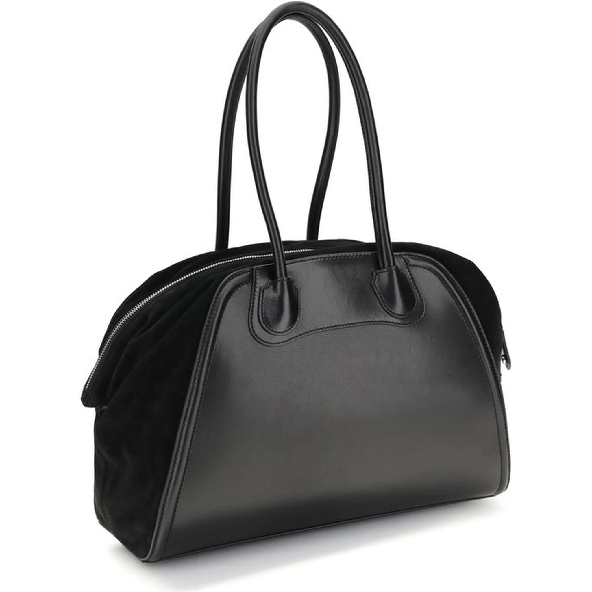 Black Calf Leather Bos Taurus Shoulder Bag