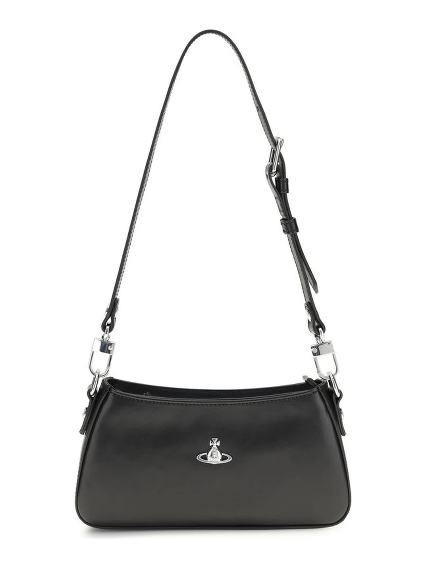 Black Calf Leather Bos Taurus Shoulder Bag