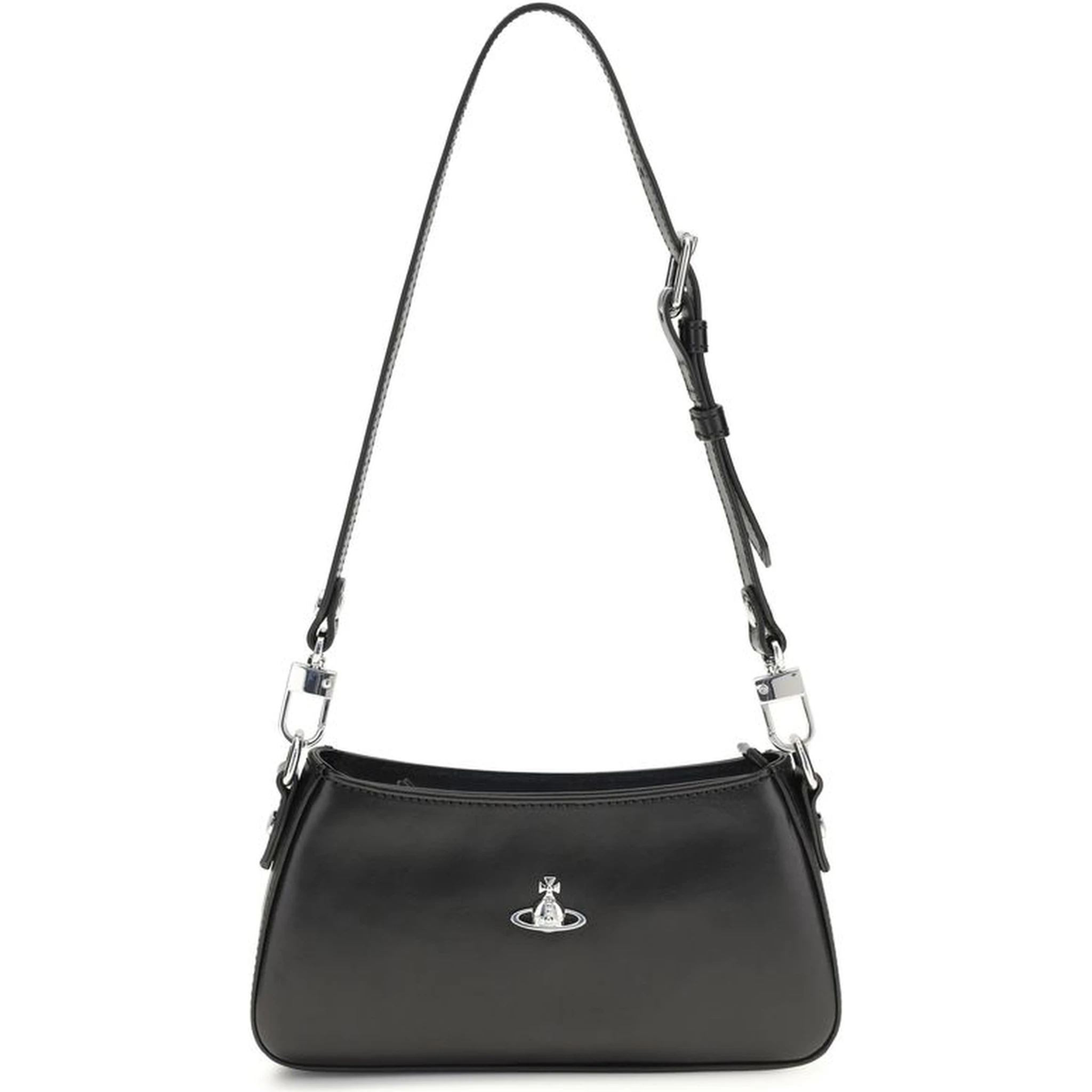 Black Calf Leather Bos Taurus Shoulder Bag
