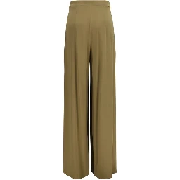 Bicolor Viscose Casual Pants