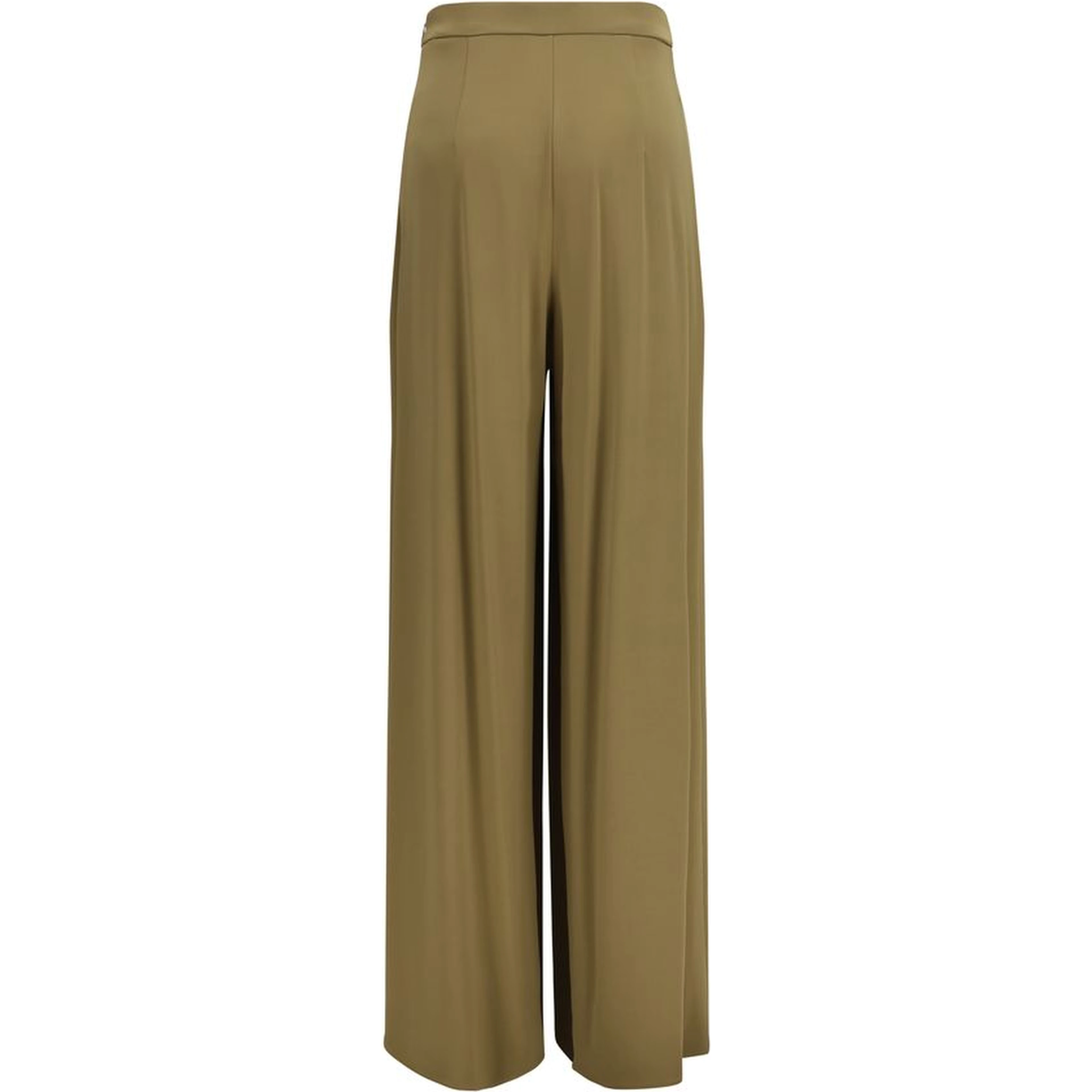Bicolor Viscose Casual Pants