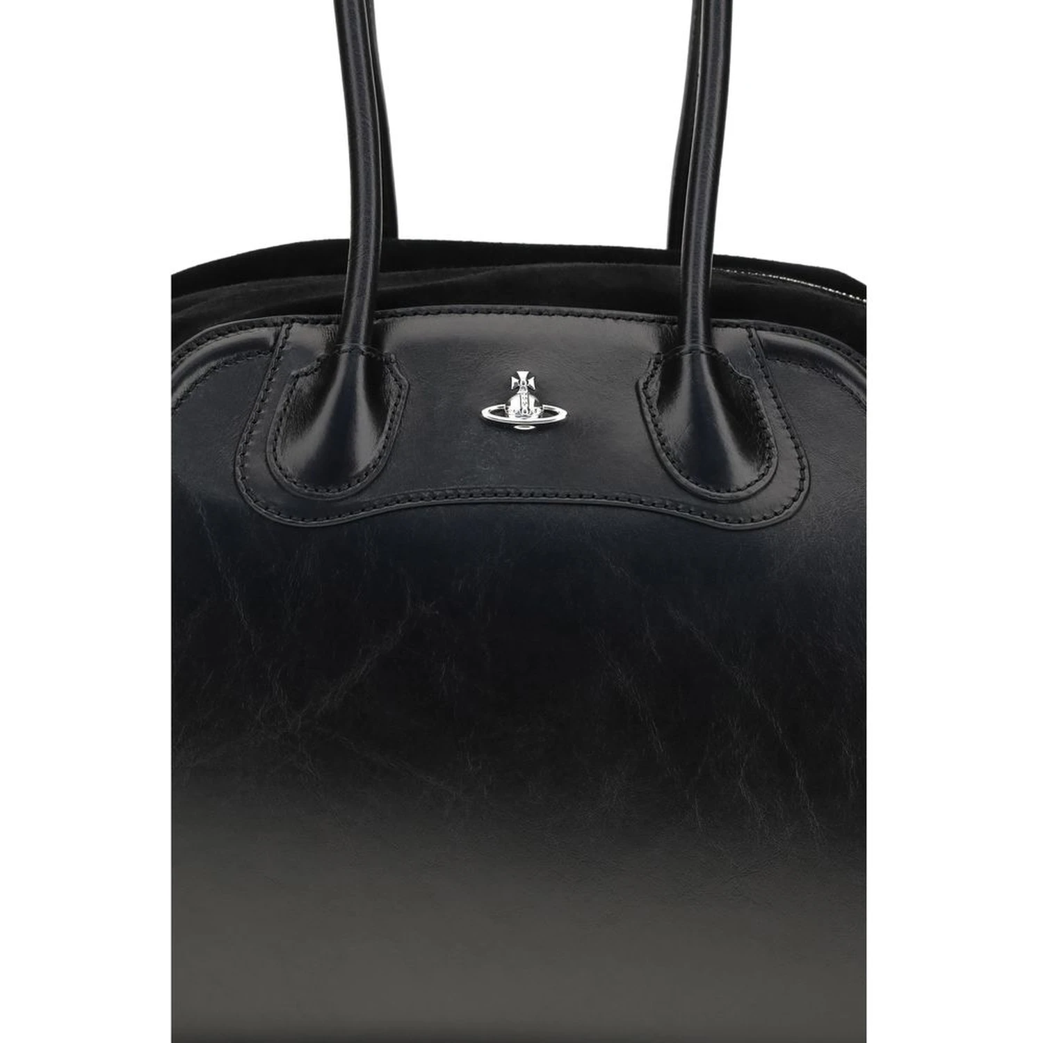 Black Calf Leather Bos Taurus Shoulder Bag