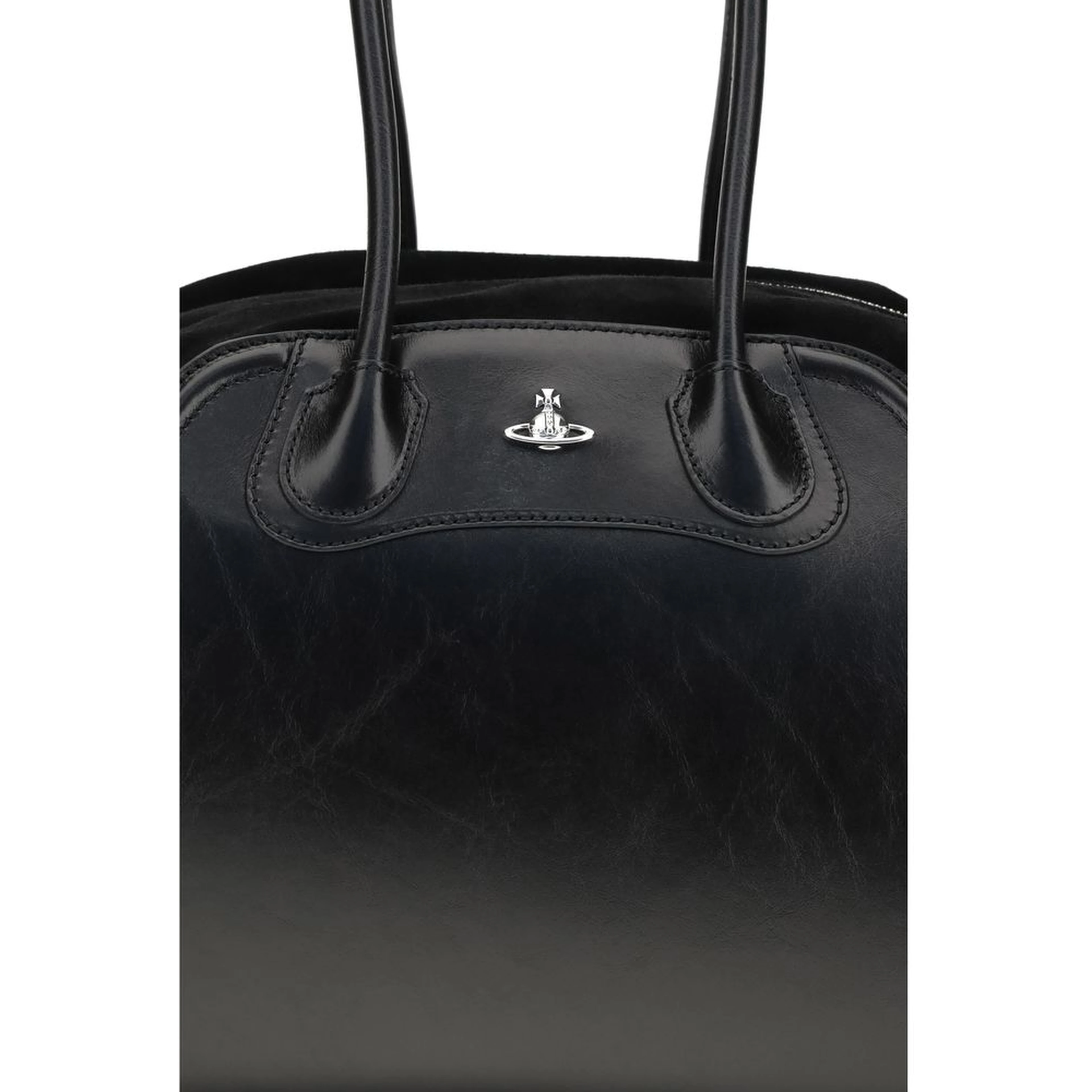 Black Calf Leather Bos Taurus Shoulder Bag