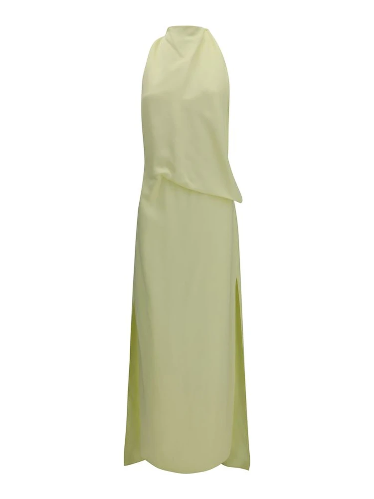 Bicolor Viscose Casual Dress
