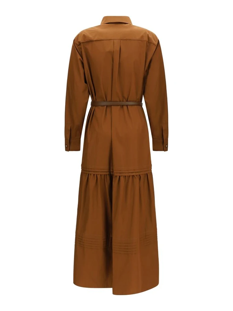 Brown Cotton Casual Dress alternative