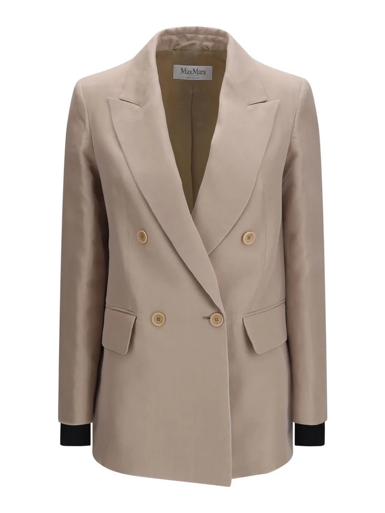 Beige Silk Clothing