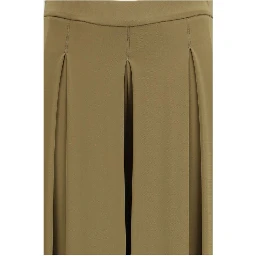 Bicolor Viscose Casual Pants