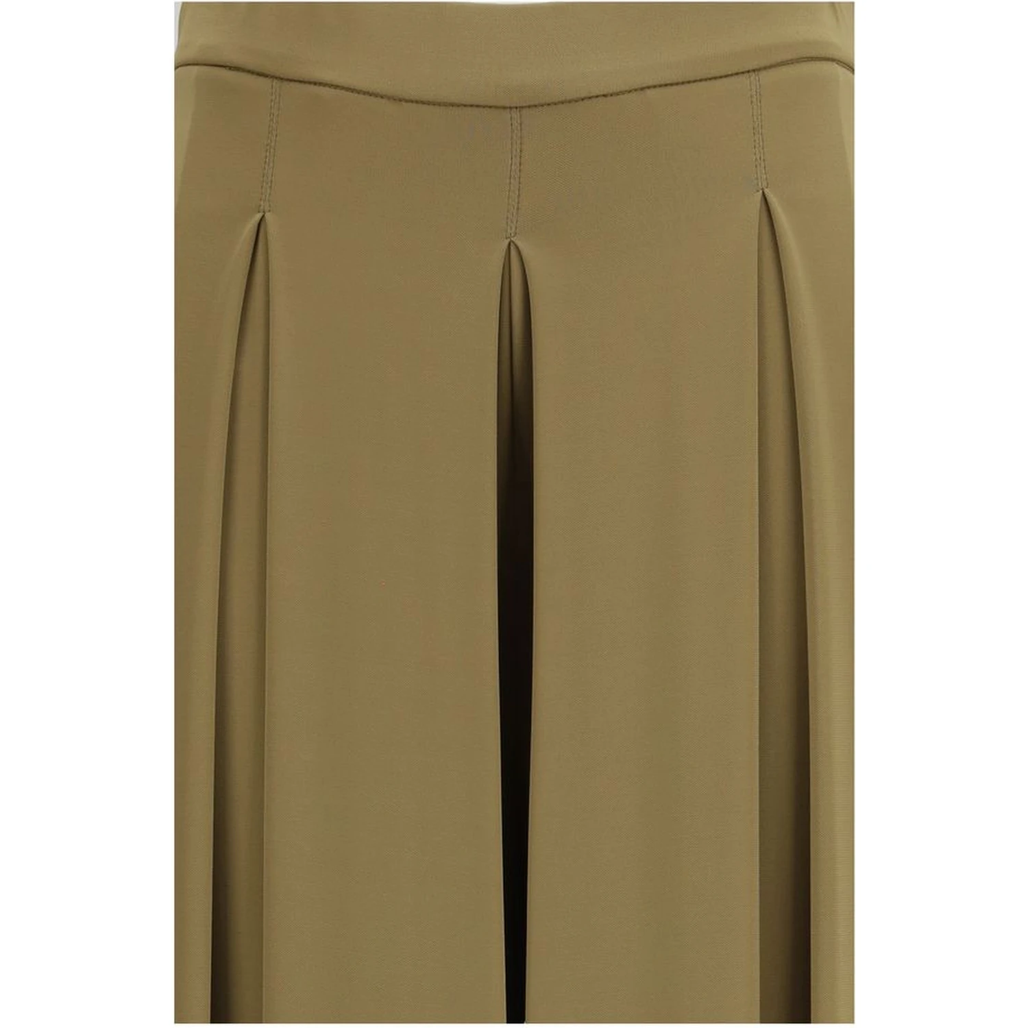Bicolor Viscose Casual Pants