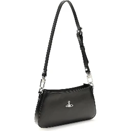 Black Calf Leather Bos Taurus Shoulder Bag