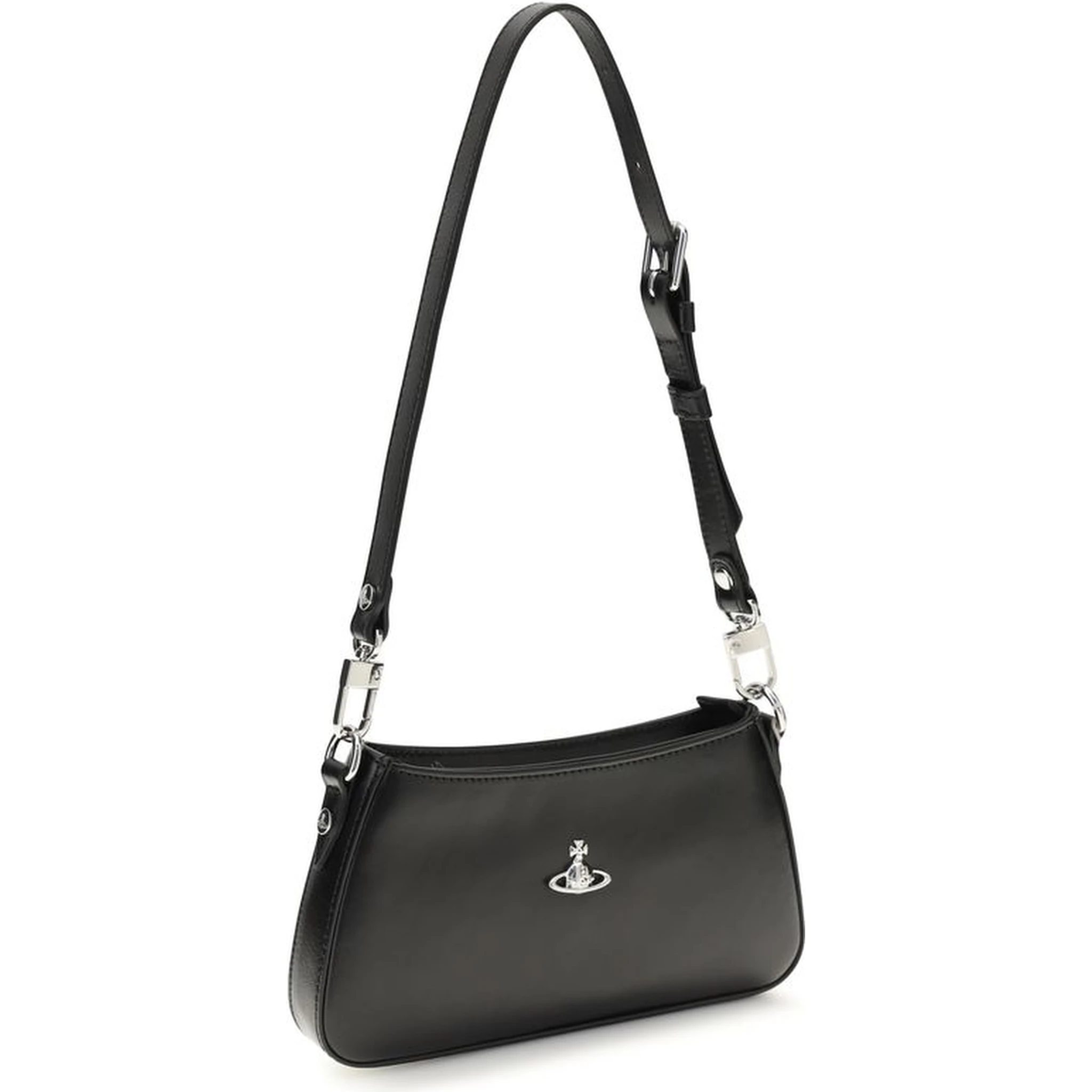 Black Calf Leather Bos Taurus Shoulder Bag