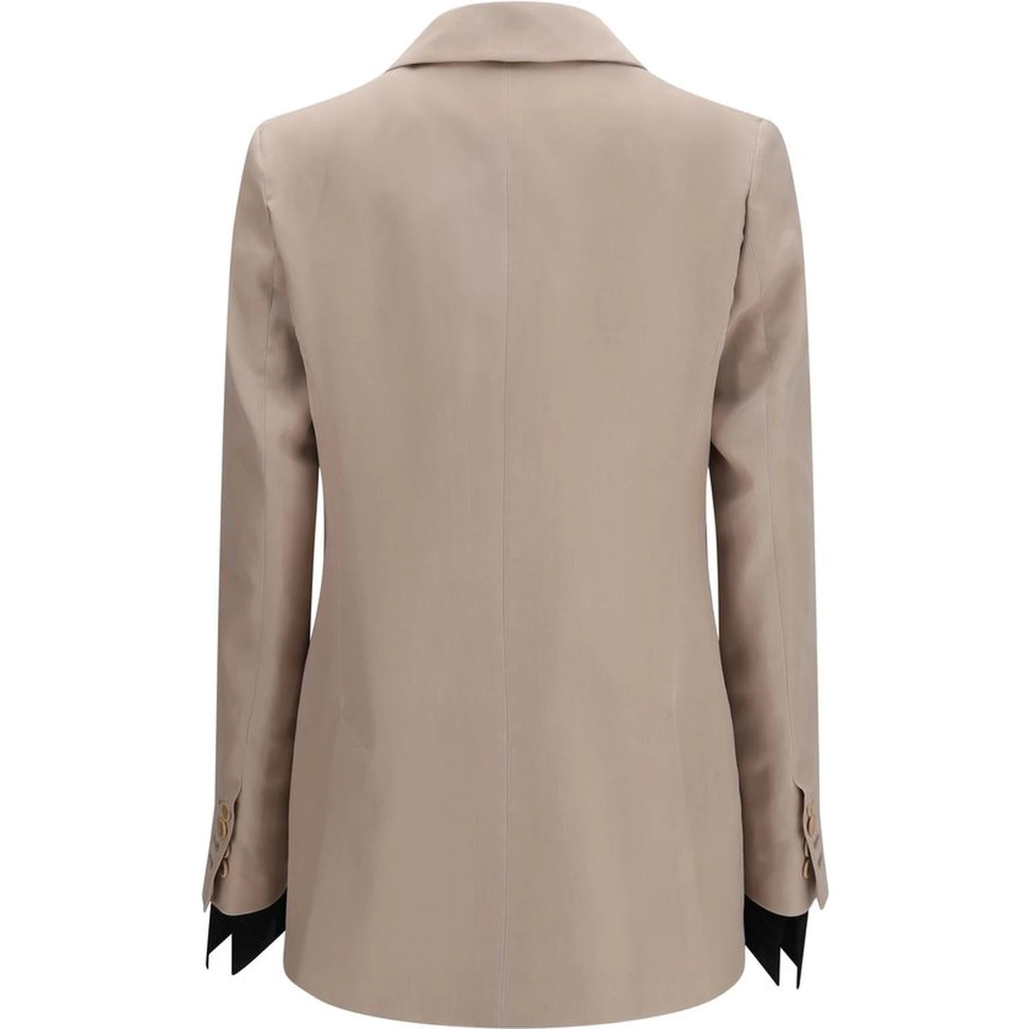 Beige Silk Clothing