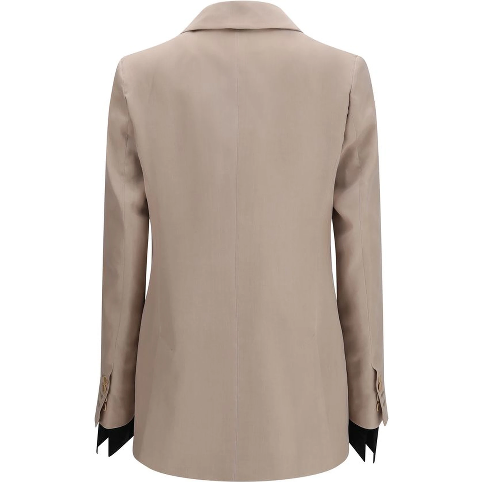 Beige Silk Clothing