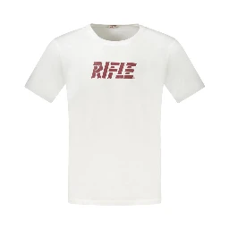 Bianco Cotton Uomo T-Shirt