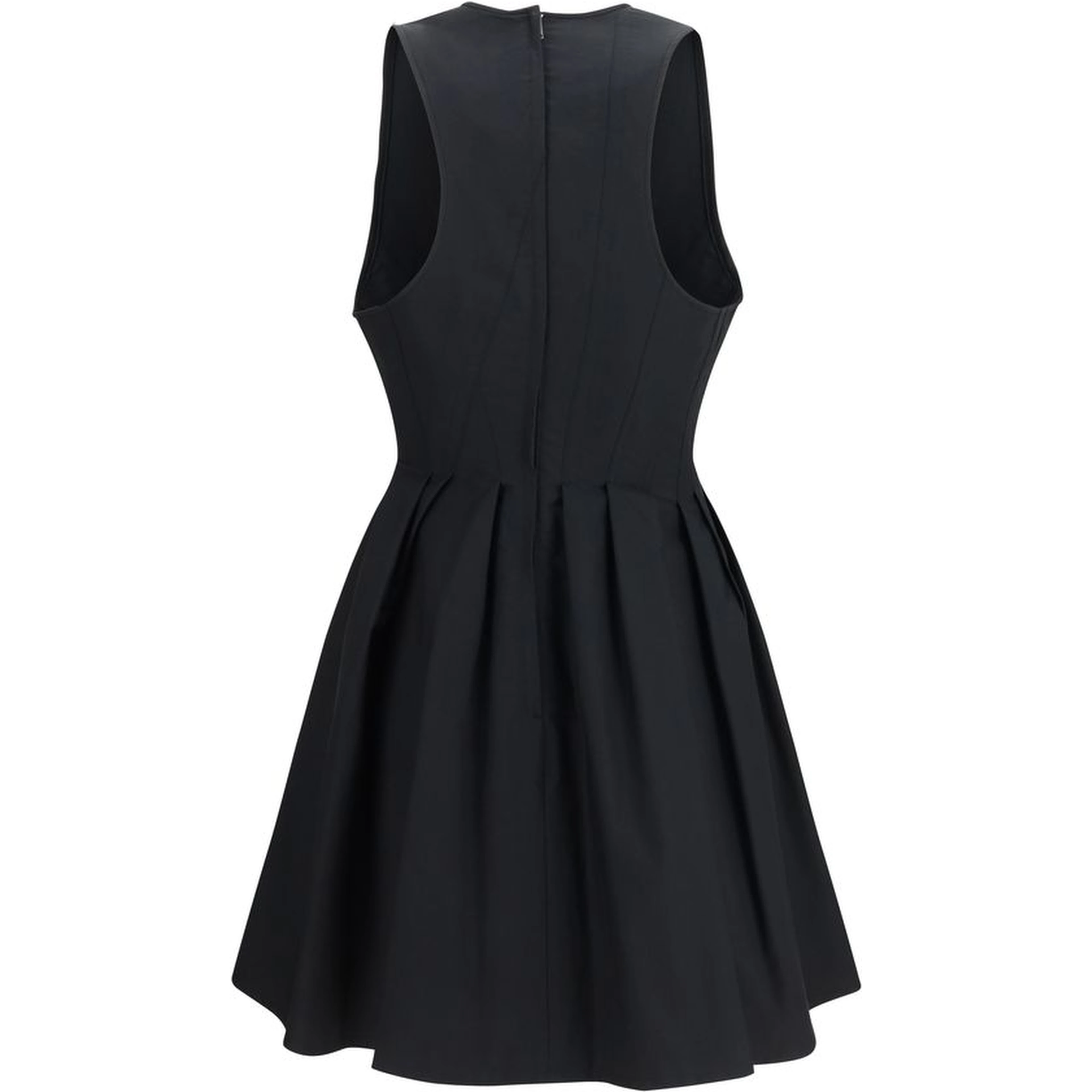 Black Cotton Casual Dress