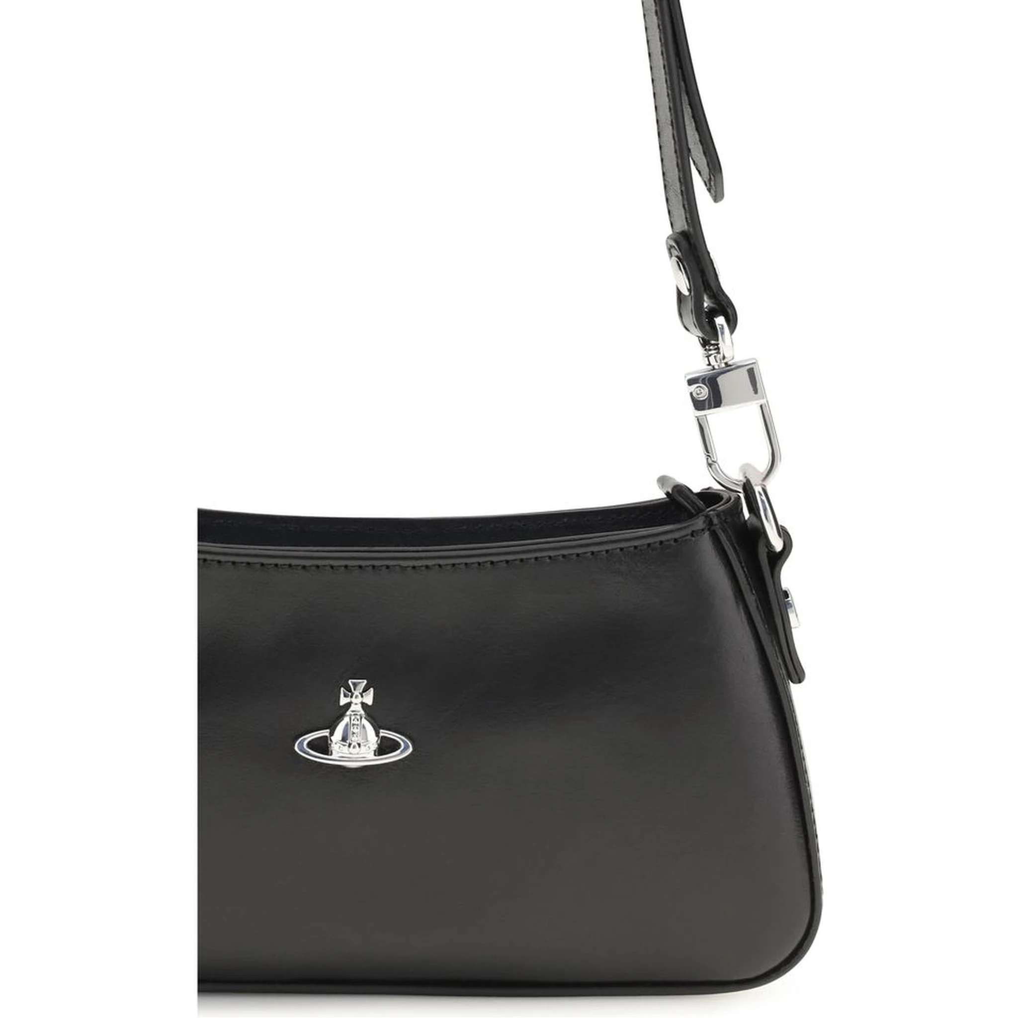 Black Calf Leather Bos Taurus Shoulder Bag