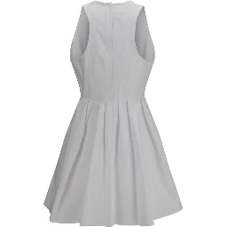 White Cotton Casual Dress