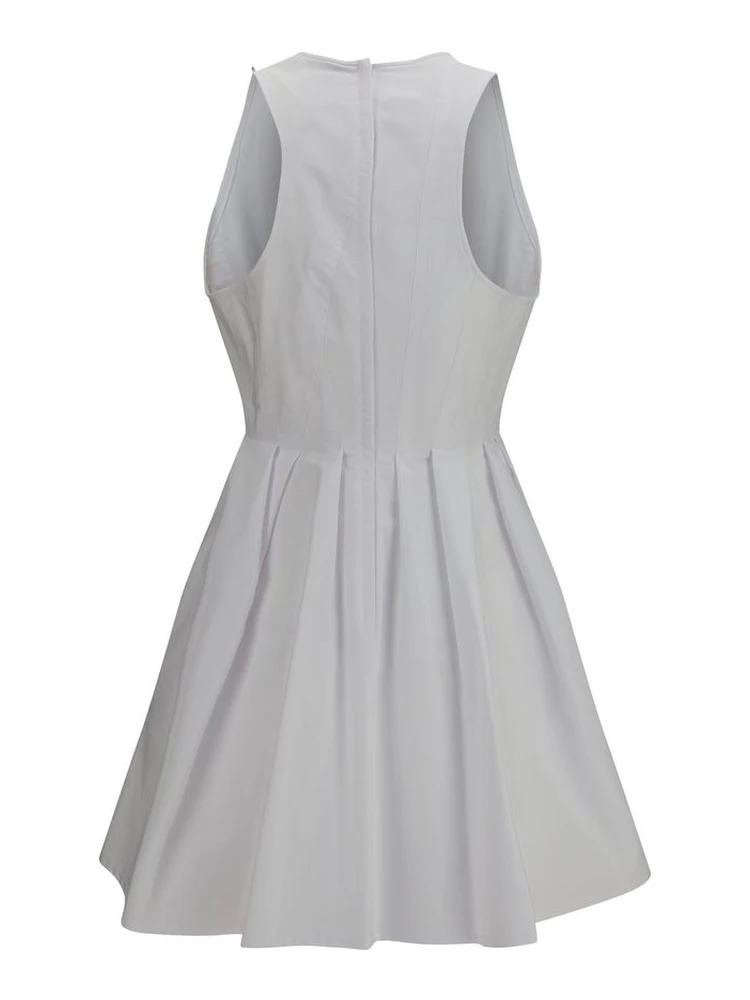 White Cotton Casual Dress alternative