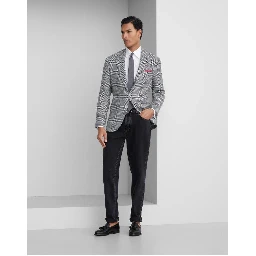 بنطلون جينز أزرق قطني بقصة مستقيمة