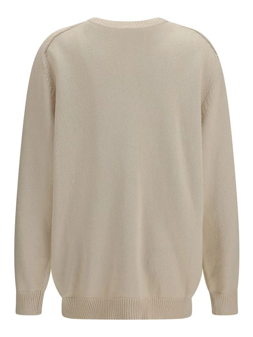 Beige Cotton Cardigan