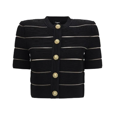 Black Viscose Cardigan