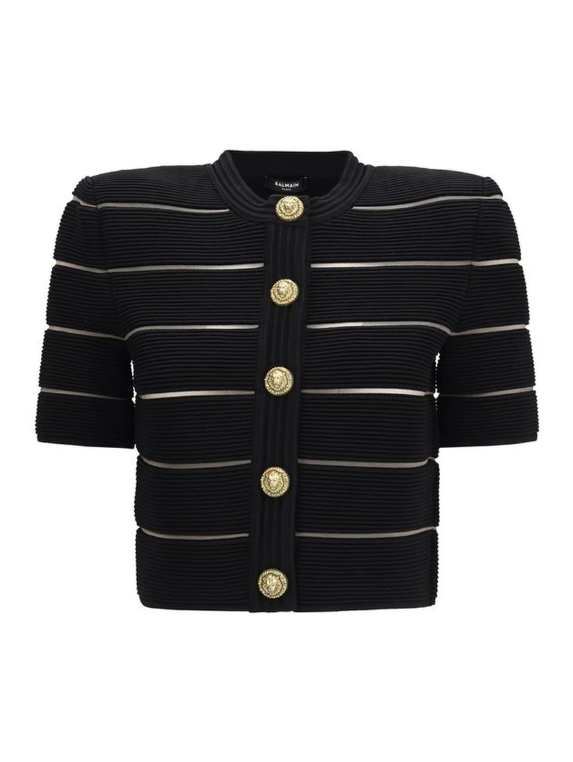 Black Viscose Cardigan