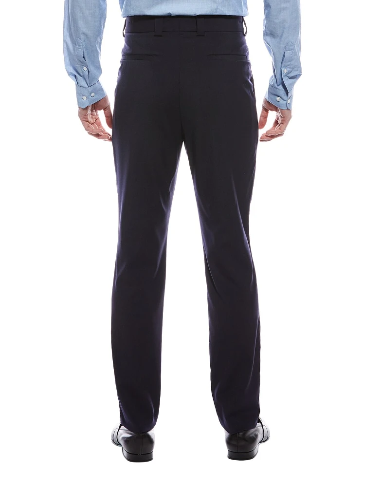 Blue Wool Casual Pants alternative