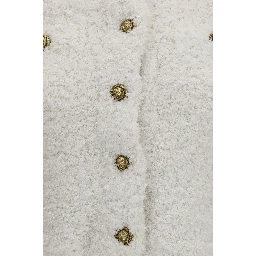White Polyamide Cardigan