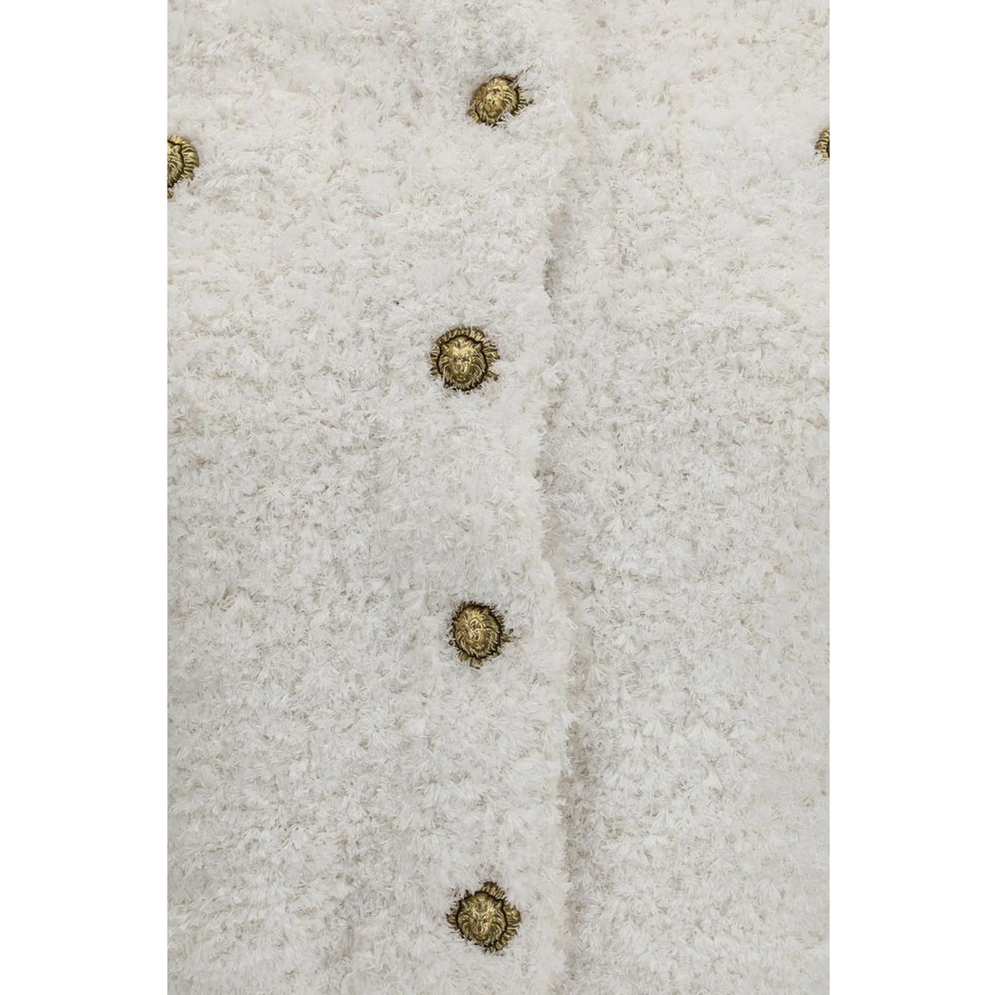 White Polyamide Cardigan