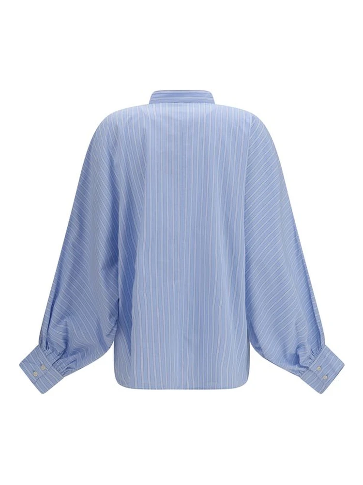 Blue Cotton Pattern Shirt alternative