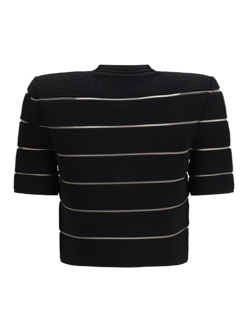 Black Viscose Cardigan