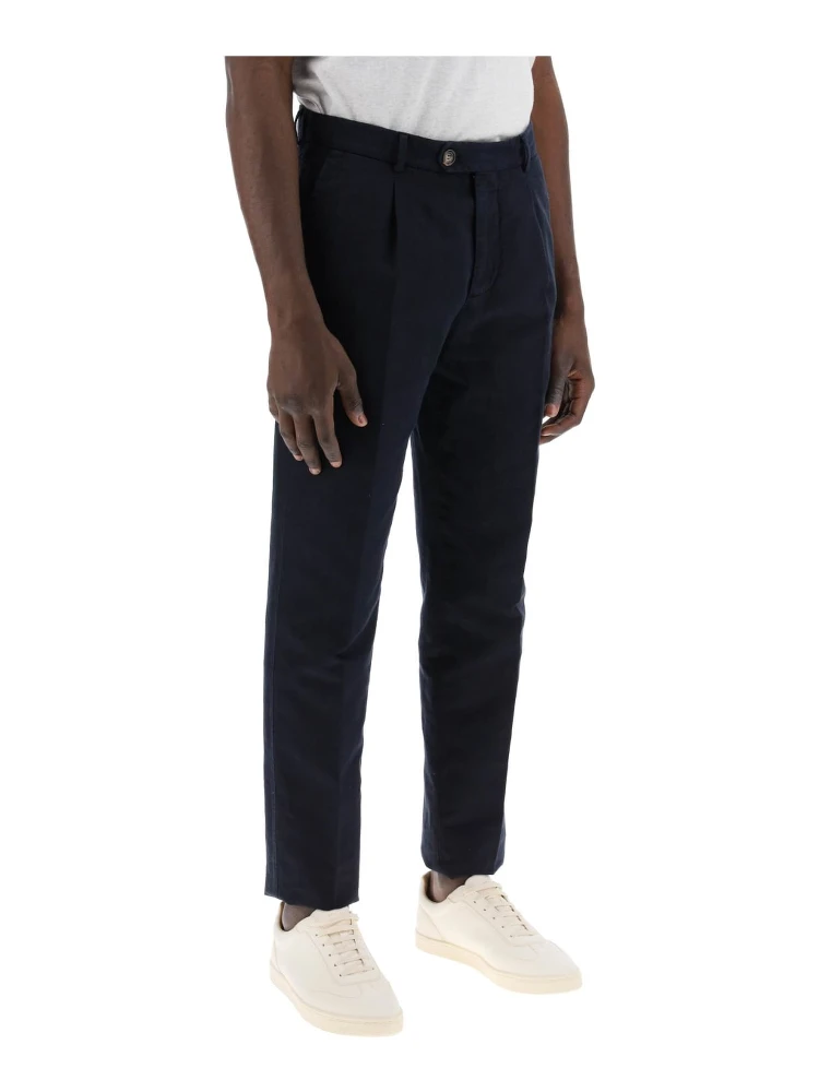 Blue Linen Casual Pants alternative