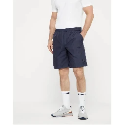 Blue Polyester Shorts