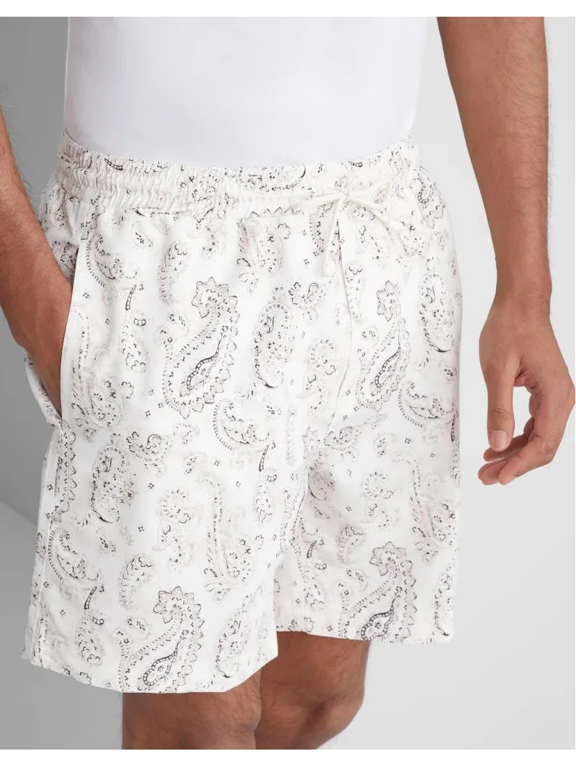 Bicolor Polyester Shorts