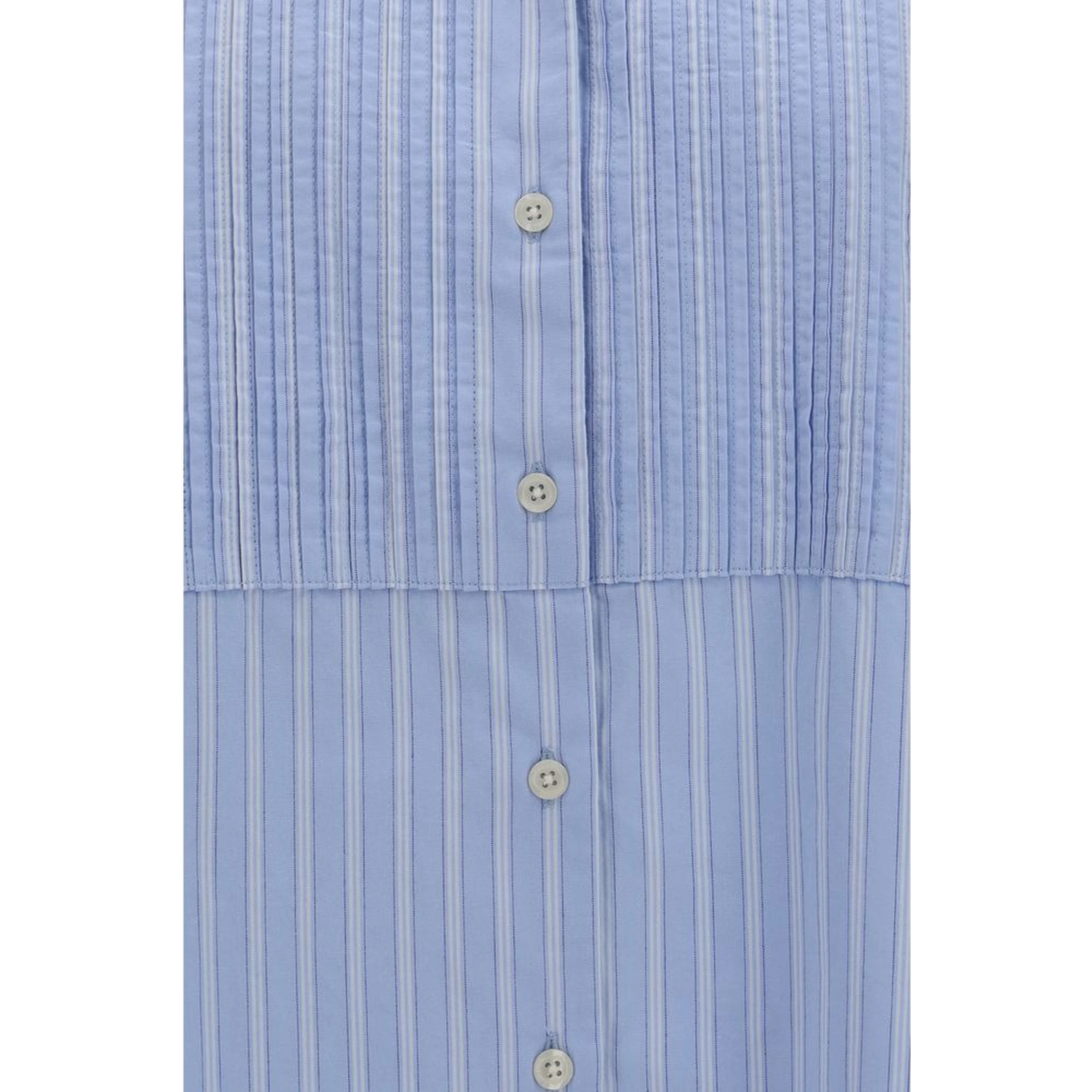 Blue Cotton Pattern Shirt
