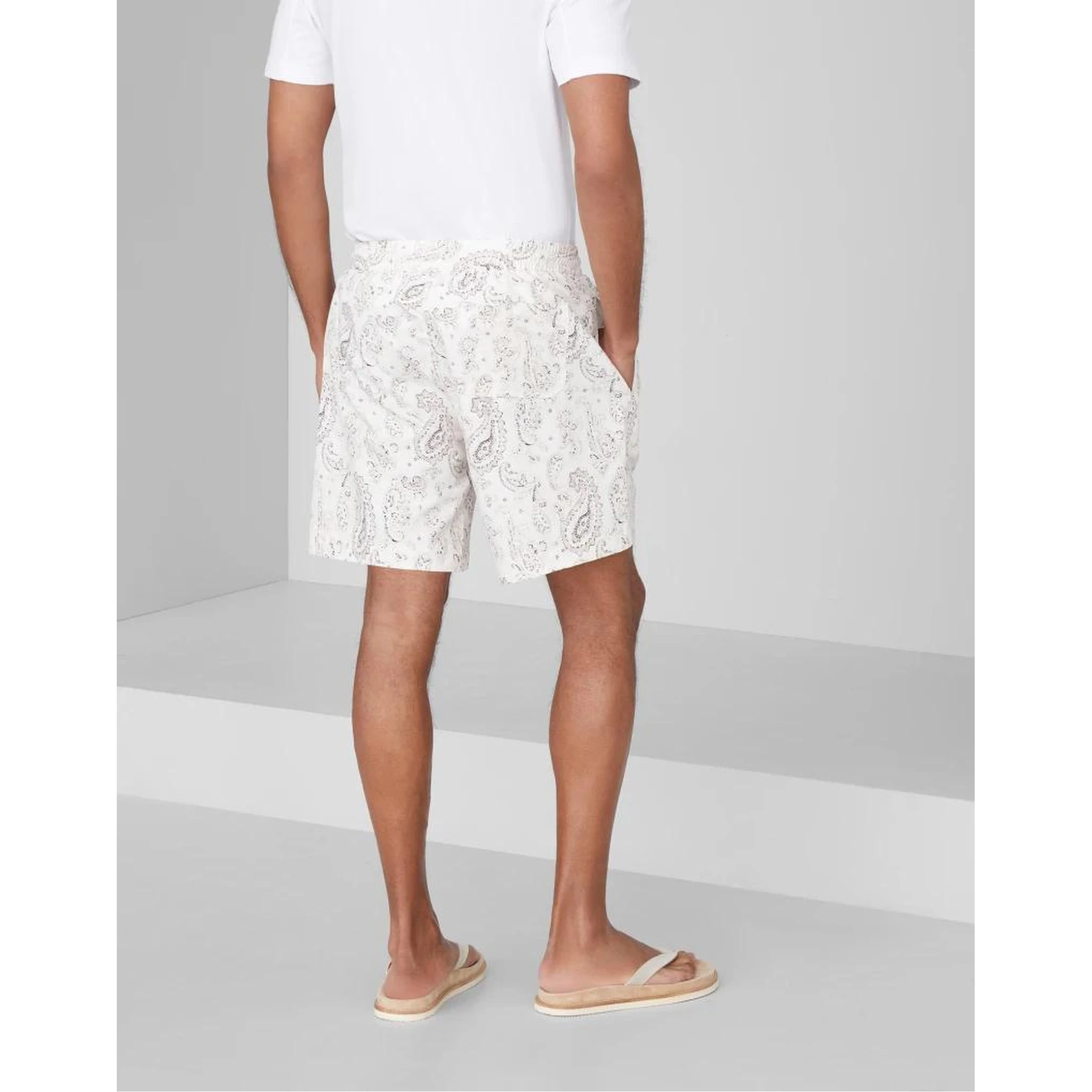 Bicolor Polyester Shorts