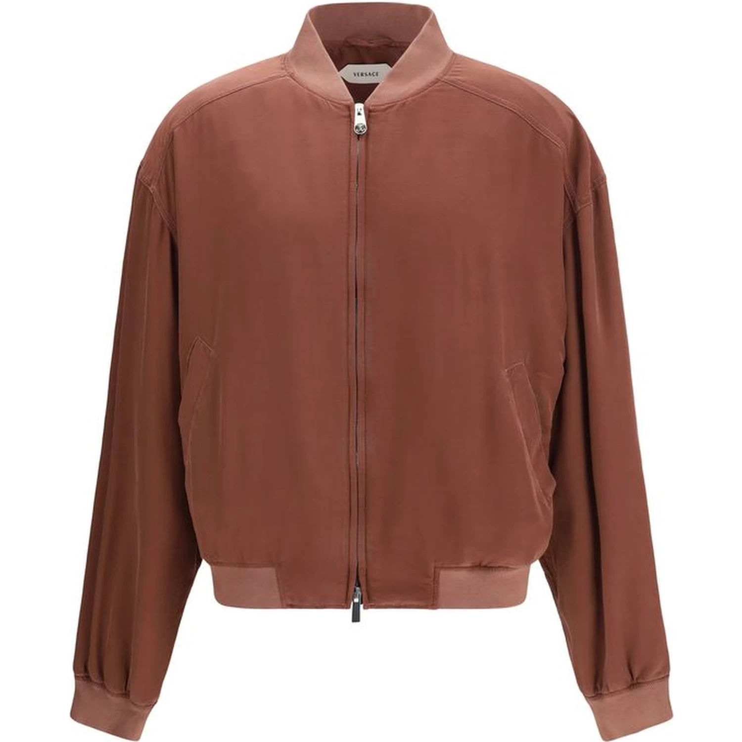 Bordeaux Silk Bomber