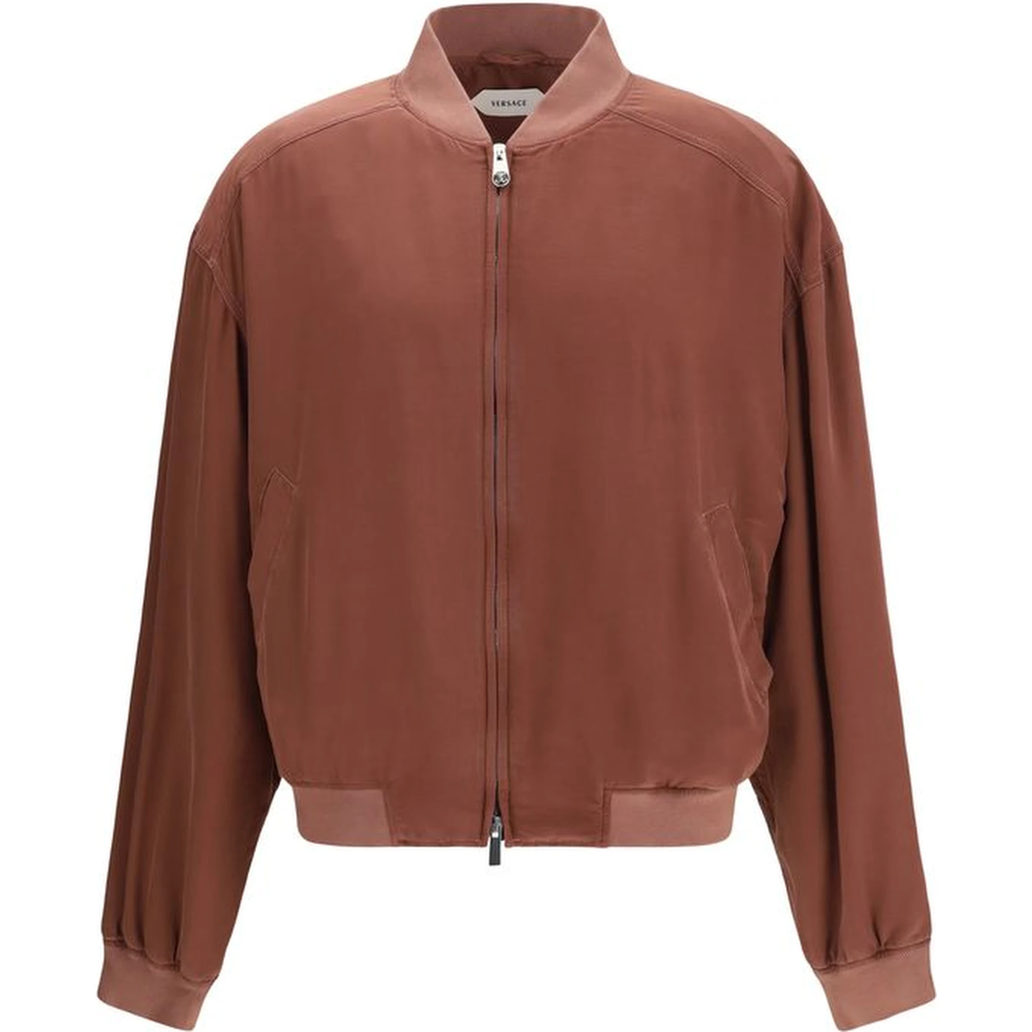 Bordeaux Silk Bomber