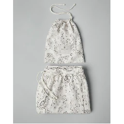 Bicolor Polyester Shorts