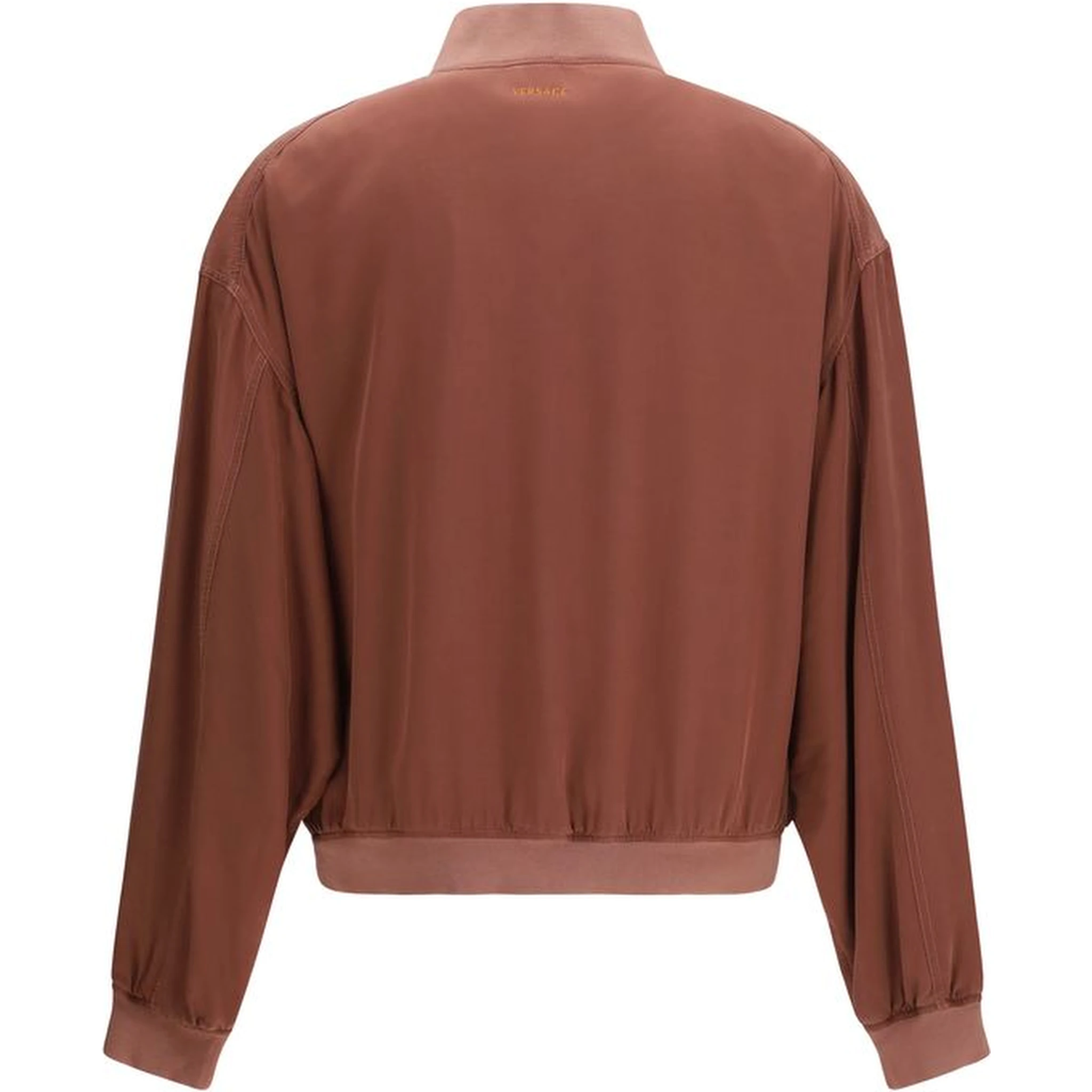 Bordeaux Silk Bomber