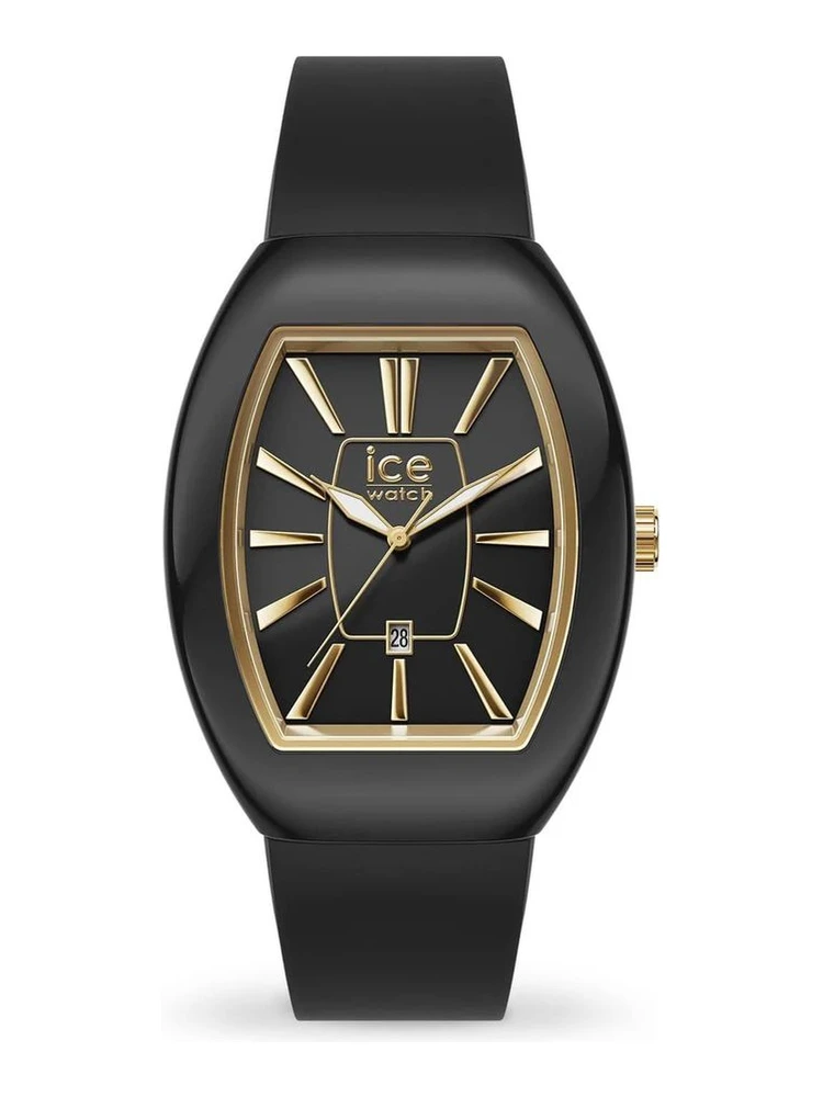 Black Synthetic Dress Watch