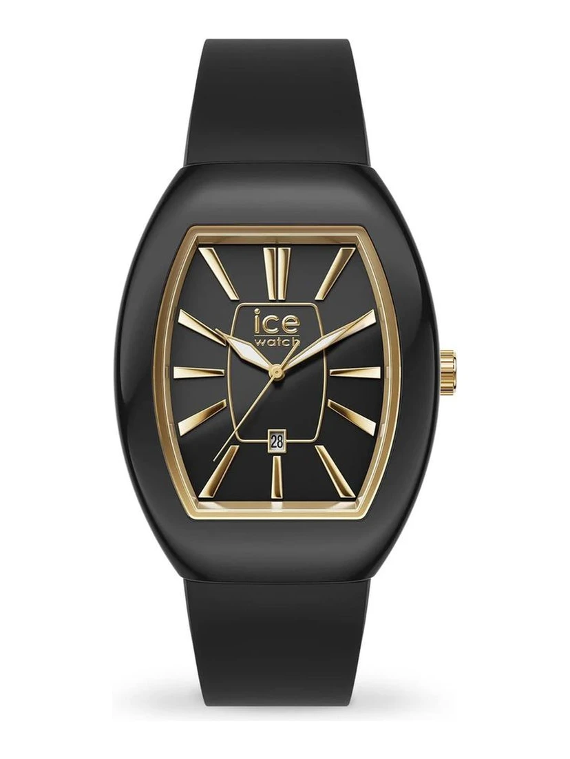 Black Synthetic Dress Watch