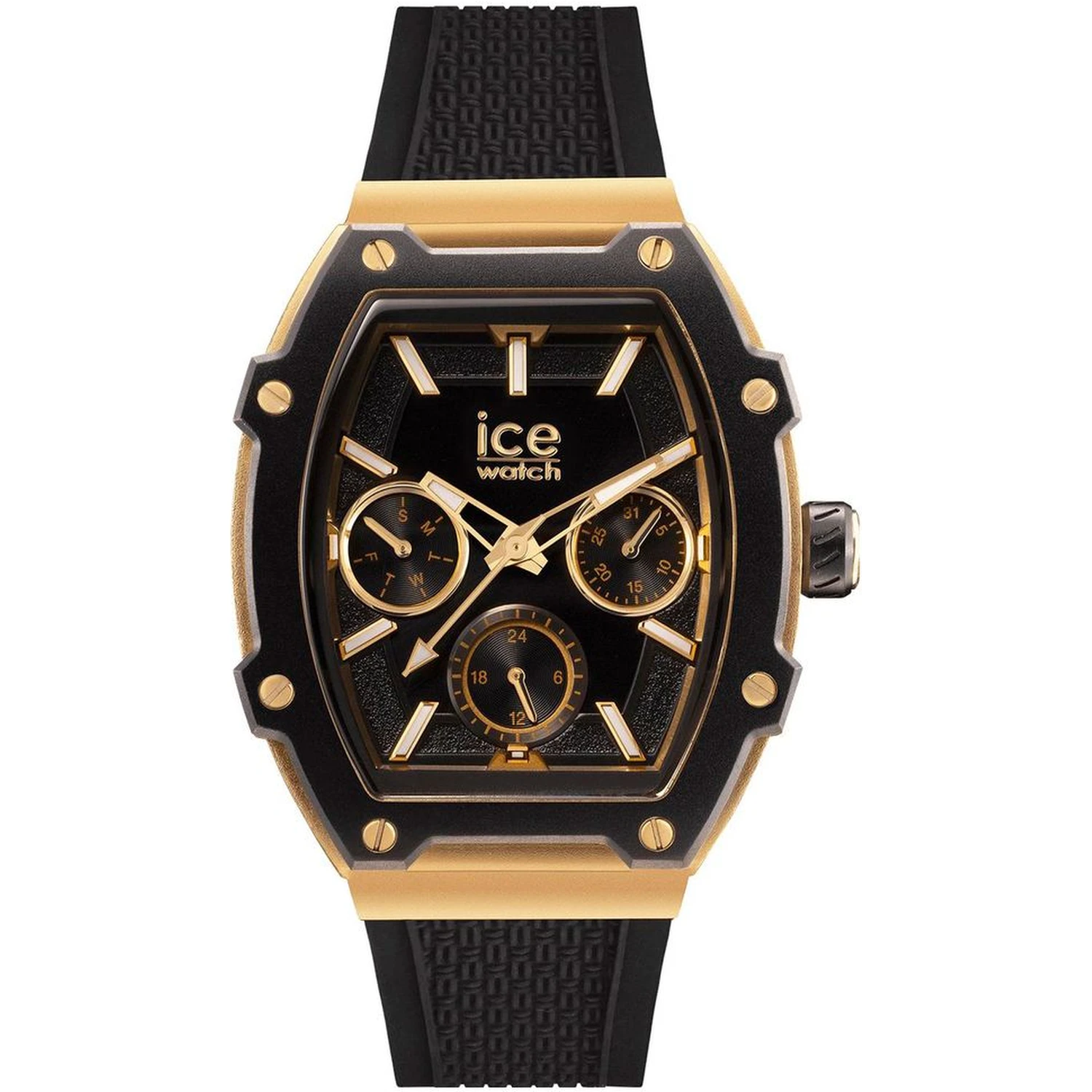 Black Synthetic Sport Watch