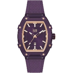 Purple Synthetic Dress Watch